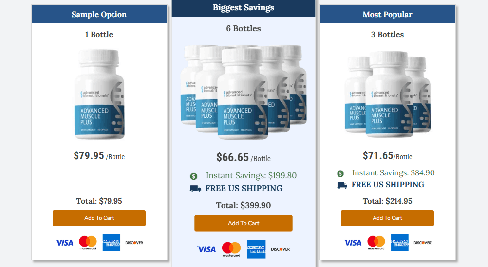  Advanced Muscle Plus Offer